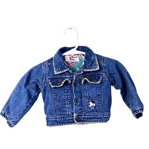 Vintage Denim Jacket with Embroidery
